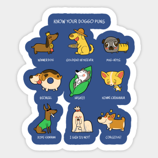 Know you doggo puns! Sticker